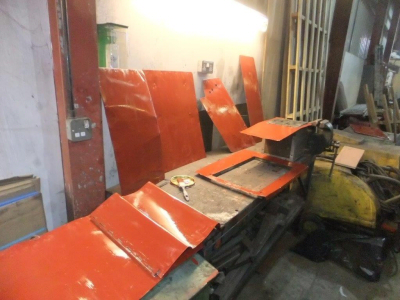 Class 105 cab desk panels